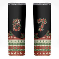 Western Yoke Skinny Tumbler Funny Six Seven Christmas - Wonder Print Shop