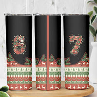Western Yoke Skinny Tumbler Funny Six Seven Christmas - Wonder Print Shop