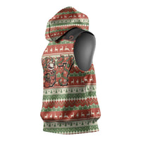 Western Yoke Sleeveless Hoodie Funny Six Seven Christmas - Wonder Print Shop