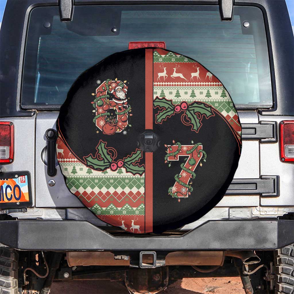 Western Yoke Spare Tire Cover Funny Six Seven Christmas - Wonder Print Shop