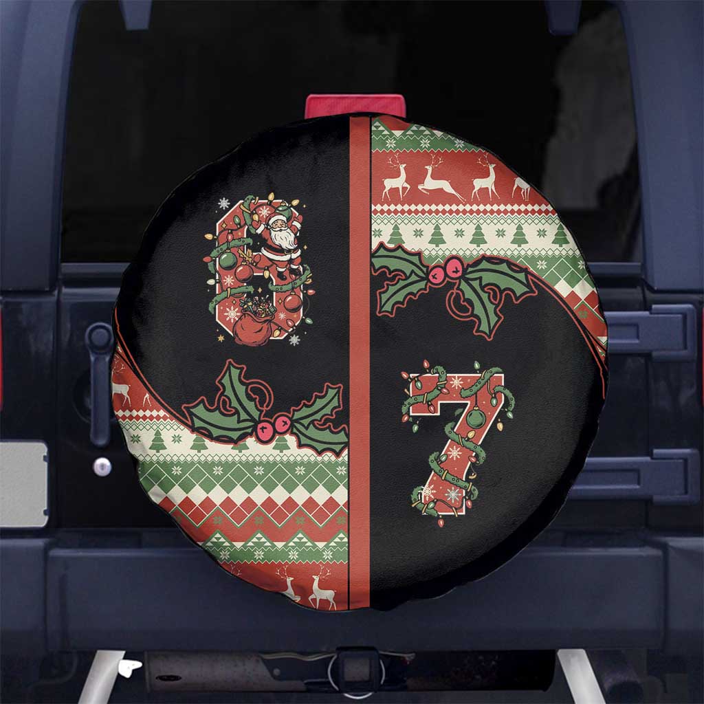 Western Yoke Spare Tire Cover Funny Six Seven Christmas - Wonder Print Shop
