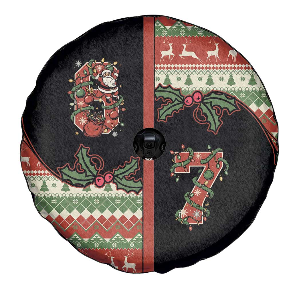 Western Yoke Spare Tire Cover Funny Six Seven Christmas - Wonder Print Shop