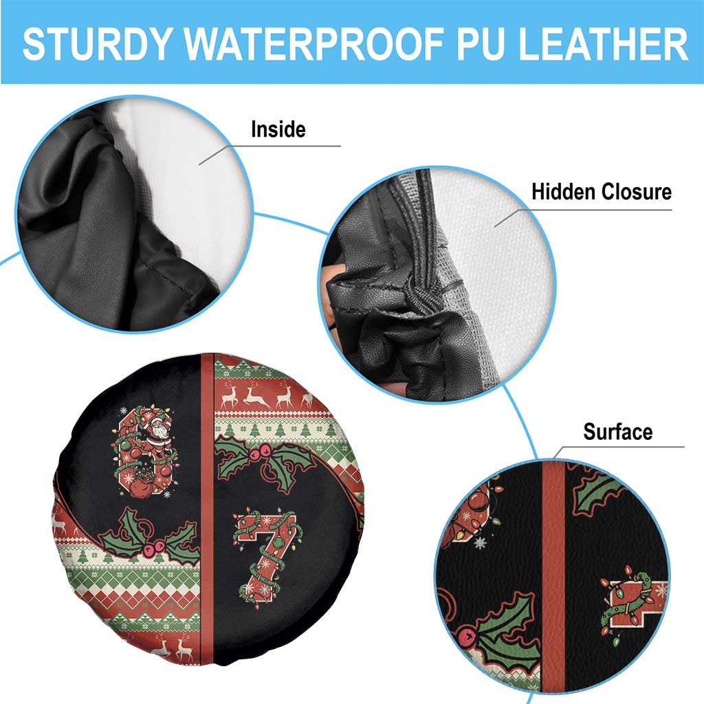 Western Yoke Spare Tire Cover Funny Six Seven Christmas - Wonder Print Shop