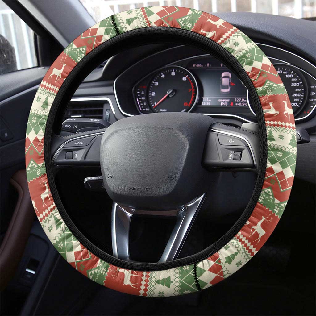 Western Yoke Steering Wheel Cover Funny Six Seven Christmas - Wonder Print Shop