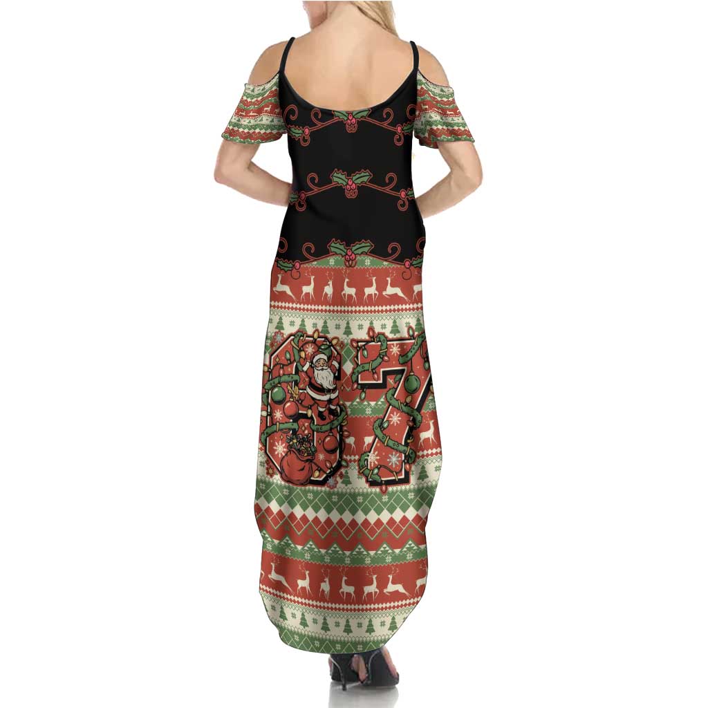 Western Yoke Summer Maxi Dress Funny Six Seven Christmas - Wonder Print Shop