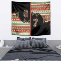 Western Yoke Tapestry Funny Six Seven Christmas - Wonder Print Shop