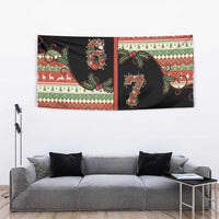 Western Yoke Tapestry Funny Six Seven Christmas - Wonder Print Shop