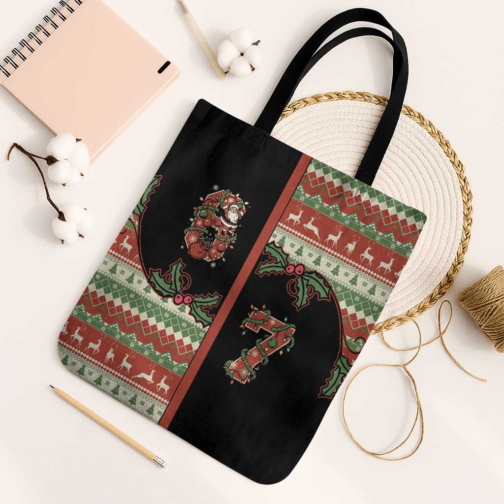 Western Yoke Tote Bag Funny Six Seven Christmas - Wonder Print Shop