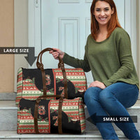 Western Yoke Travel Bag Funny Six Seven Christmas - Wonder Print Shop