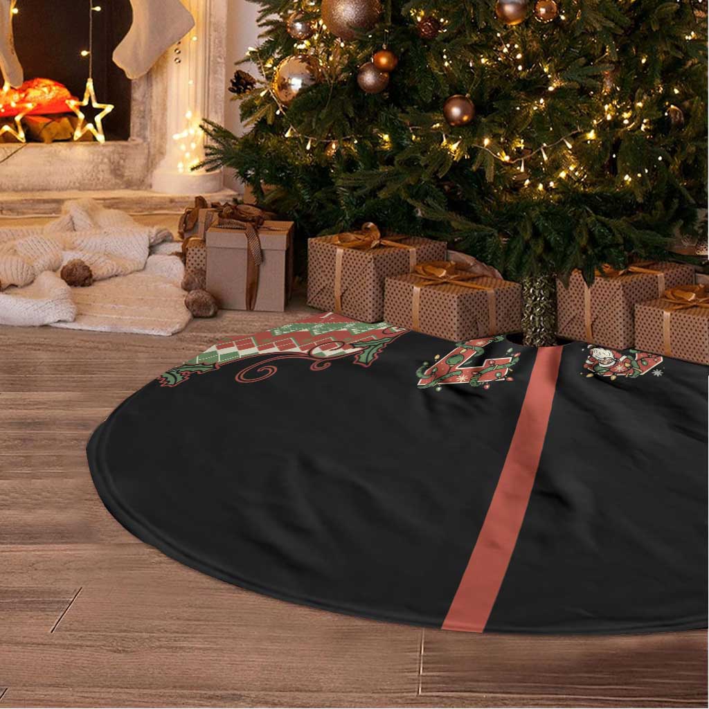 Western Yoke Tree Skirt Six Seven Christmas - Wonder Print Shop
