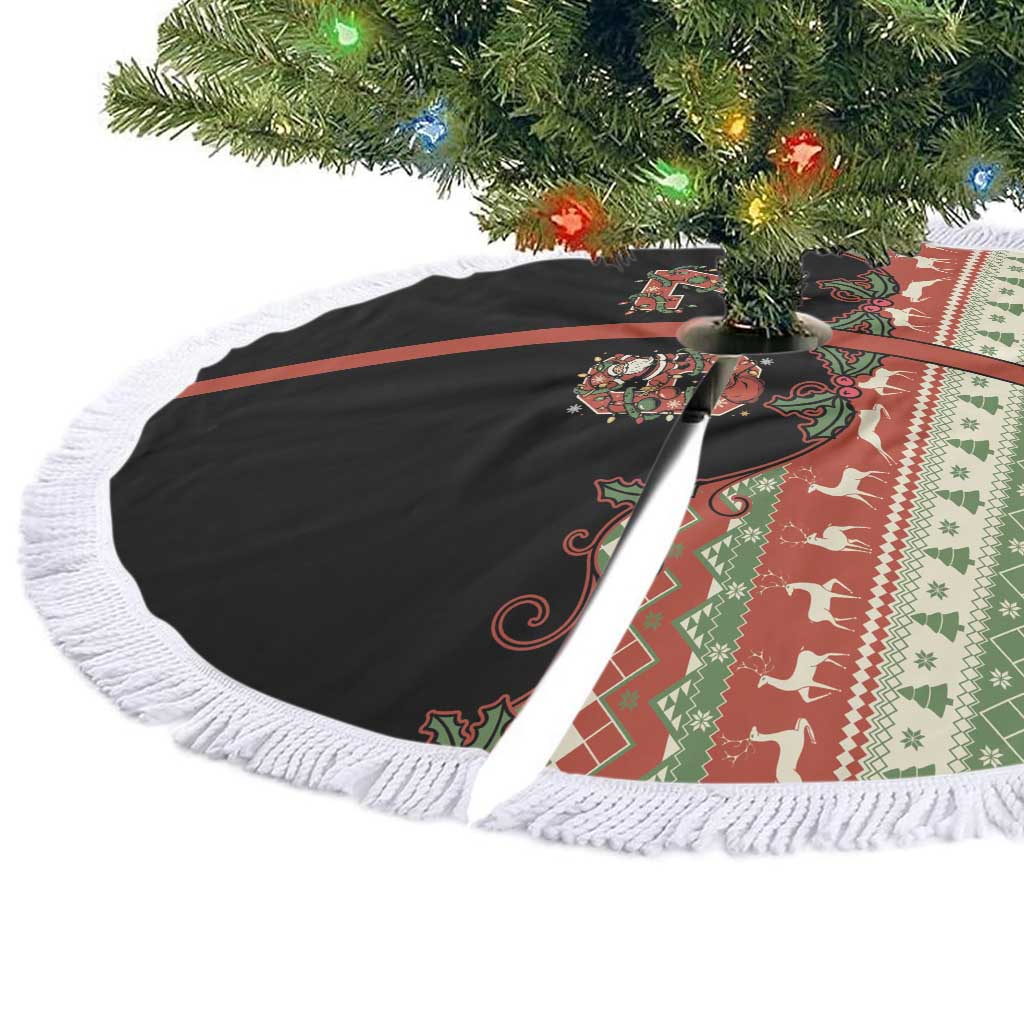 Western Yoke Tree Skirt Six Seven Christmas - Wonder Print Shop
