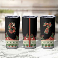 Western Yoke Tumbler Cup Funny Six Seven Christmas - Wonder Print Shop
