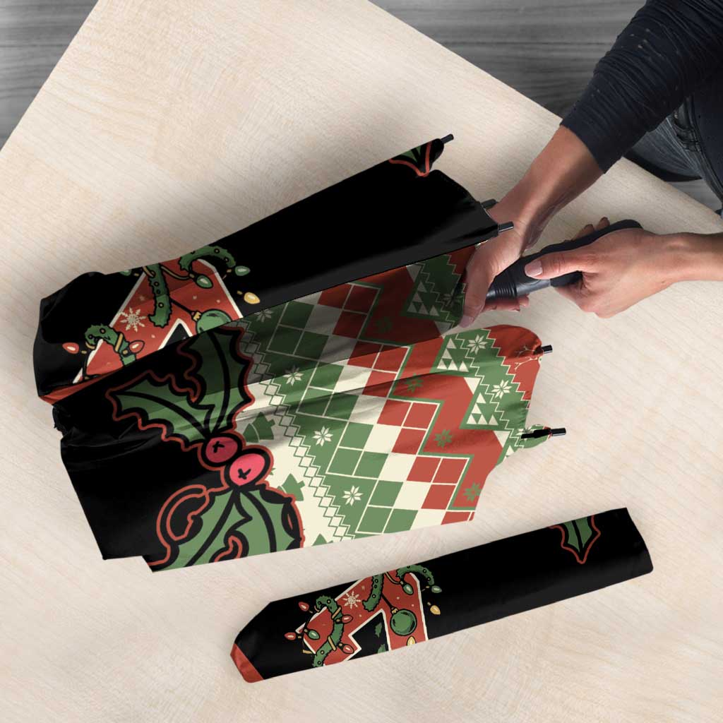 Western Yoke Umbrella Funny Six Seven Christmas - Wonder Print Shop