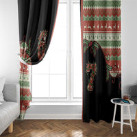 Western Yoke Window Curtain Funny Six Seven Christmas - Wonder Print Shop