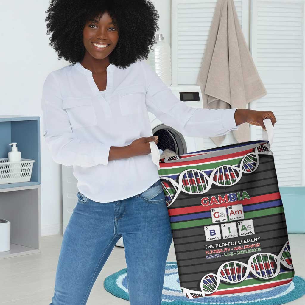 Gambia Laundry Basket Perfect Periodic Element Of African - Wonder Print Shop