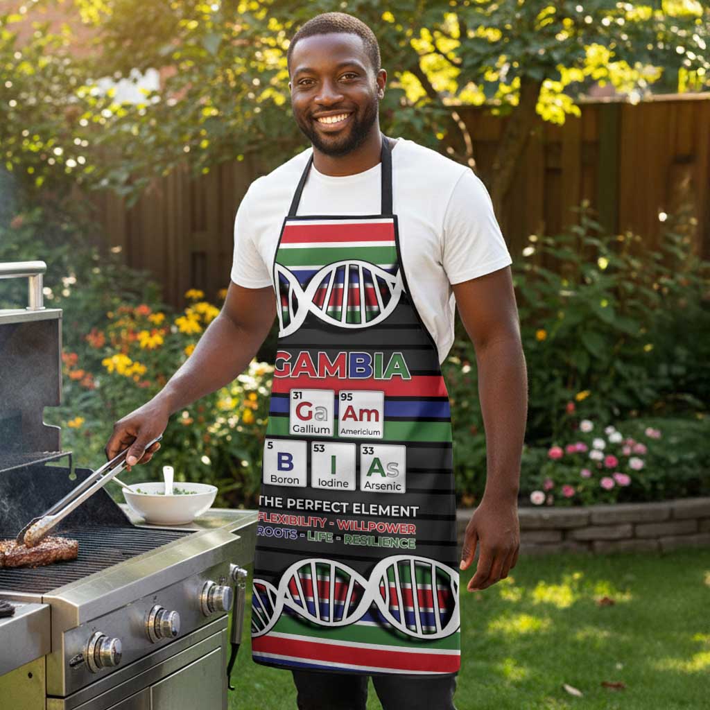 Gambia Apron Perfect Periodic Element Of African - Wonder Print Shop