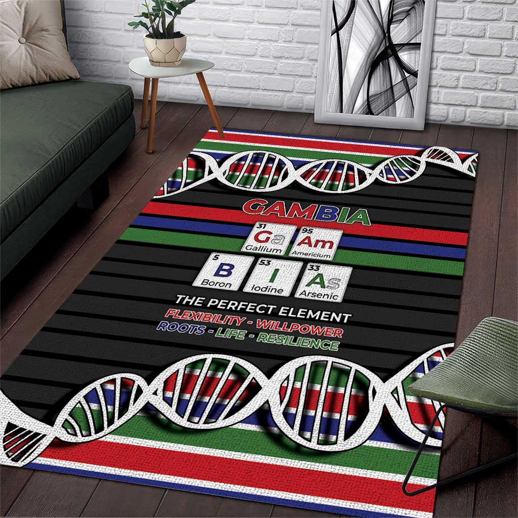 Gambia Area Rug Perfect Periodic Element Of African - Wonder Print Shop