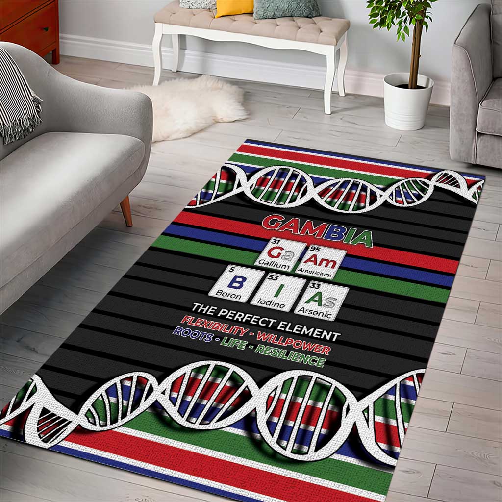 Gambia Area Rug Perfect Periodic Element Of African - Wonder Print Shop