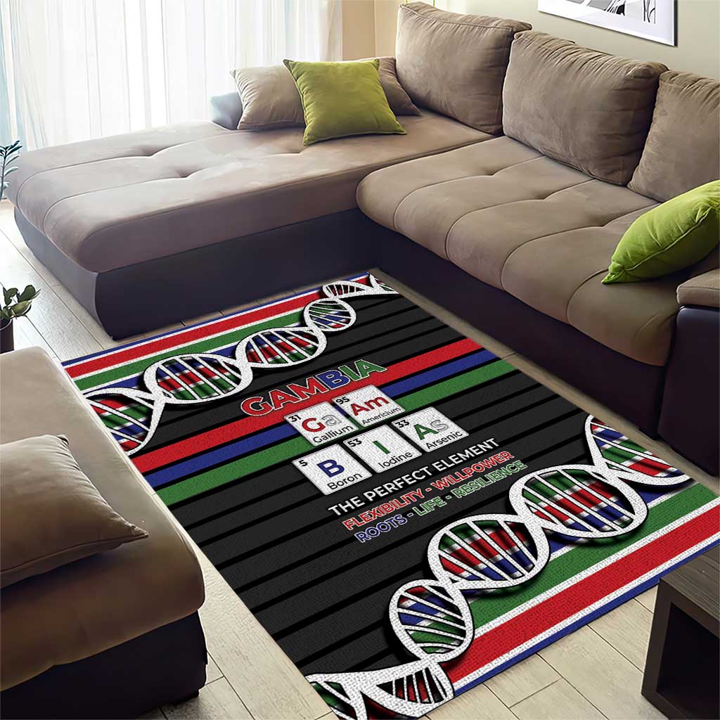 Gambia Area Rug Perfect Periodic Element Of African - Wonder Print Shop