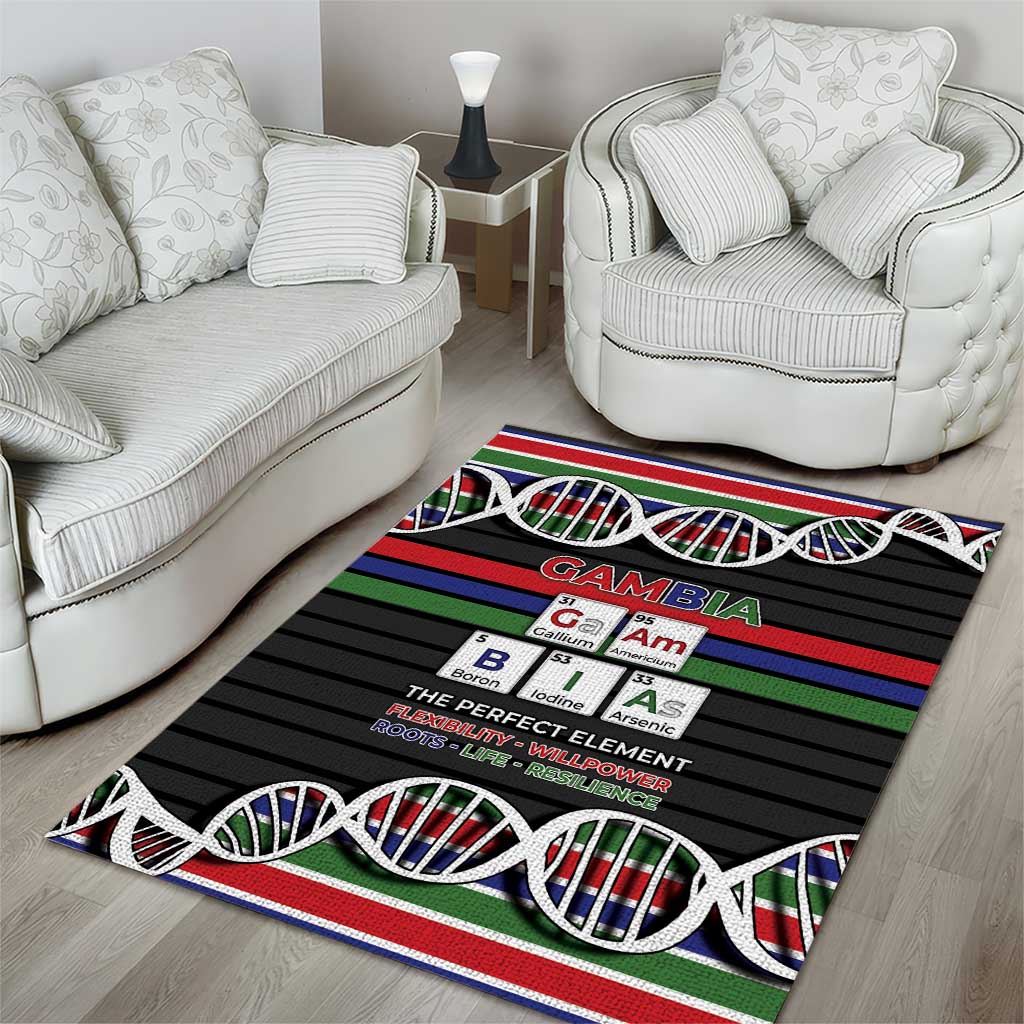 Gambia Area Rug Perfect Periodic Element Of African - Wonder Print Shop