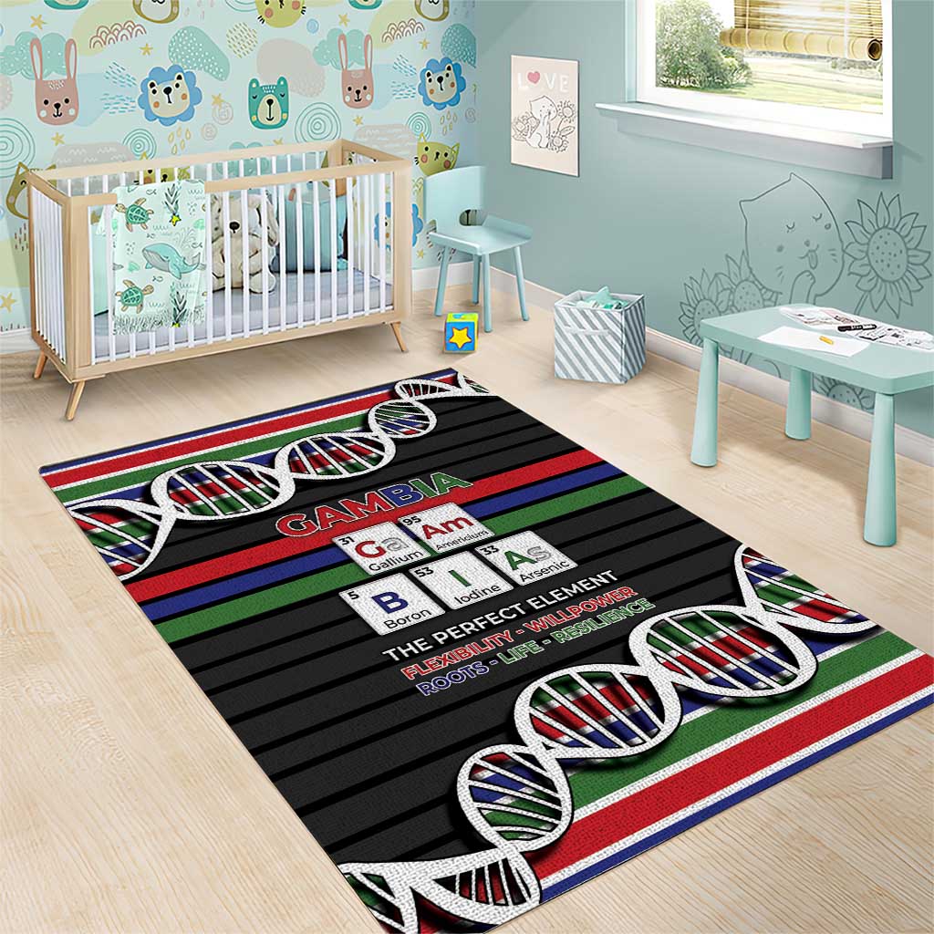 Gambia Area Rug Perfect Periodic Element Of African - Wonder Print Shop