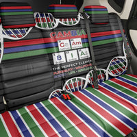 Gambia Back Car Seat Cover Perfect Periodic Element Of African - Wonder Print Shop