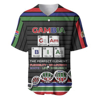 Gambia Baseball Jersey Perfect Periodic Element Of African - Wonder Print Shop