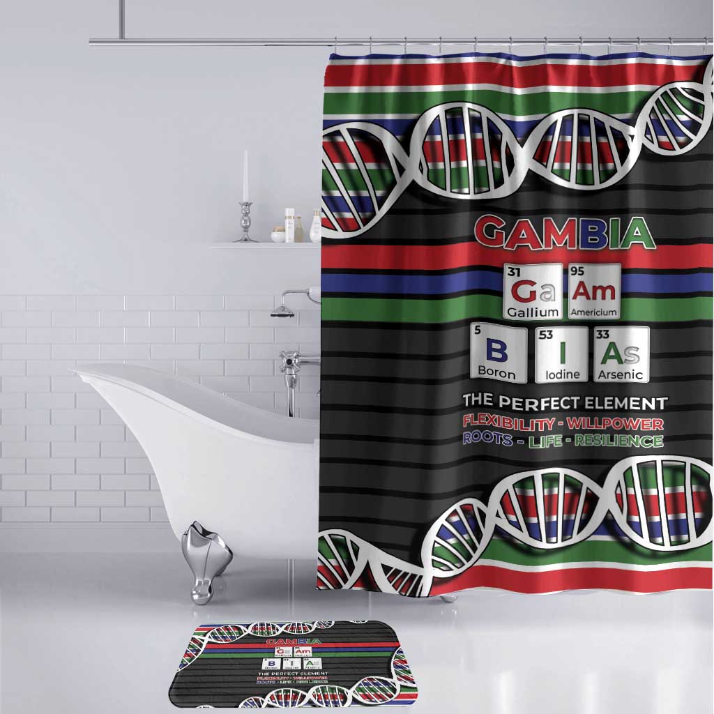 Gambia Bathroom Set Perfect Periodic Element Of African - Wonder Print Shop