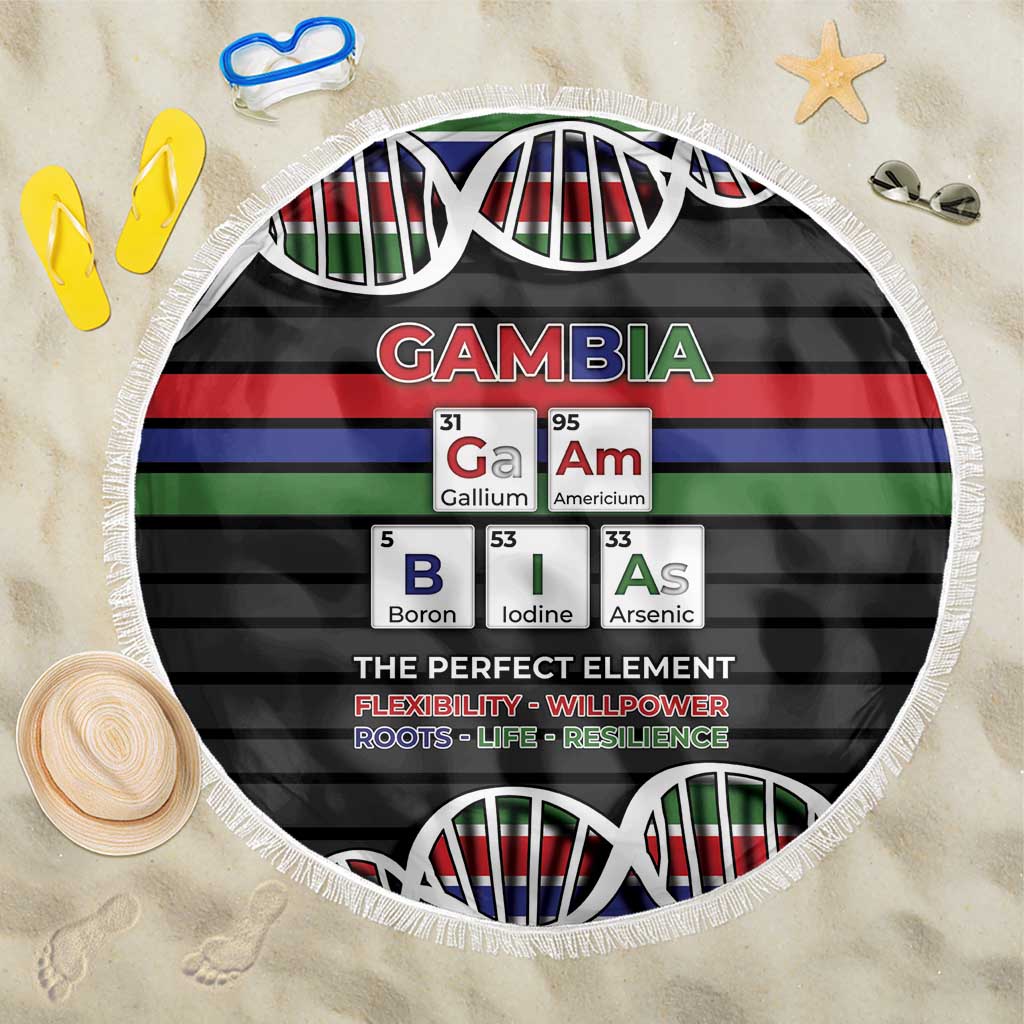 Gambia Beach Blanket Perfect Periodic Element Of African - Wonder Print Shop