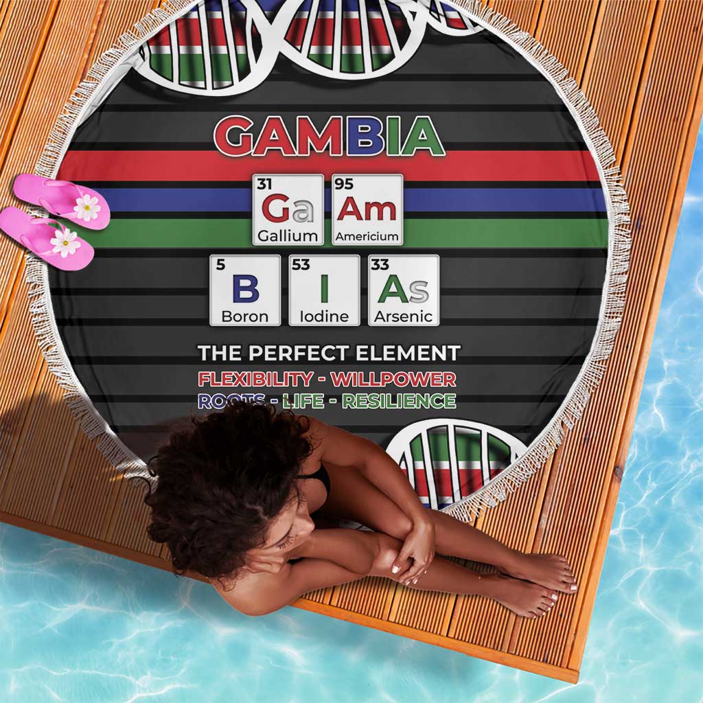 Gambia Beach Blanket Perfect Periodic Element Of African - Wonder Print Shop