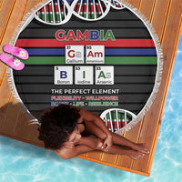 Gambia Beach Blanket Perfect Periodic Element Of African - Wonder Print Shop