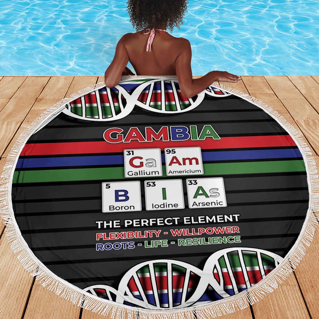 Gambia Beach Blanket Perfect Periodic Element Of African - Wonder Print Shop
