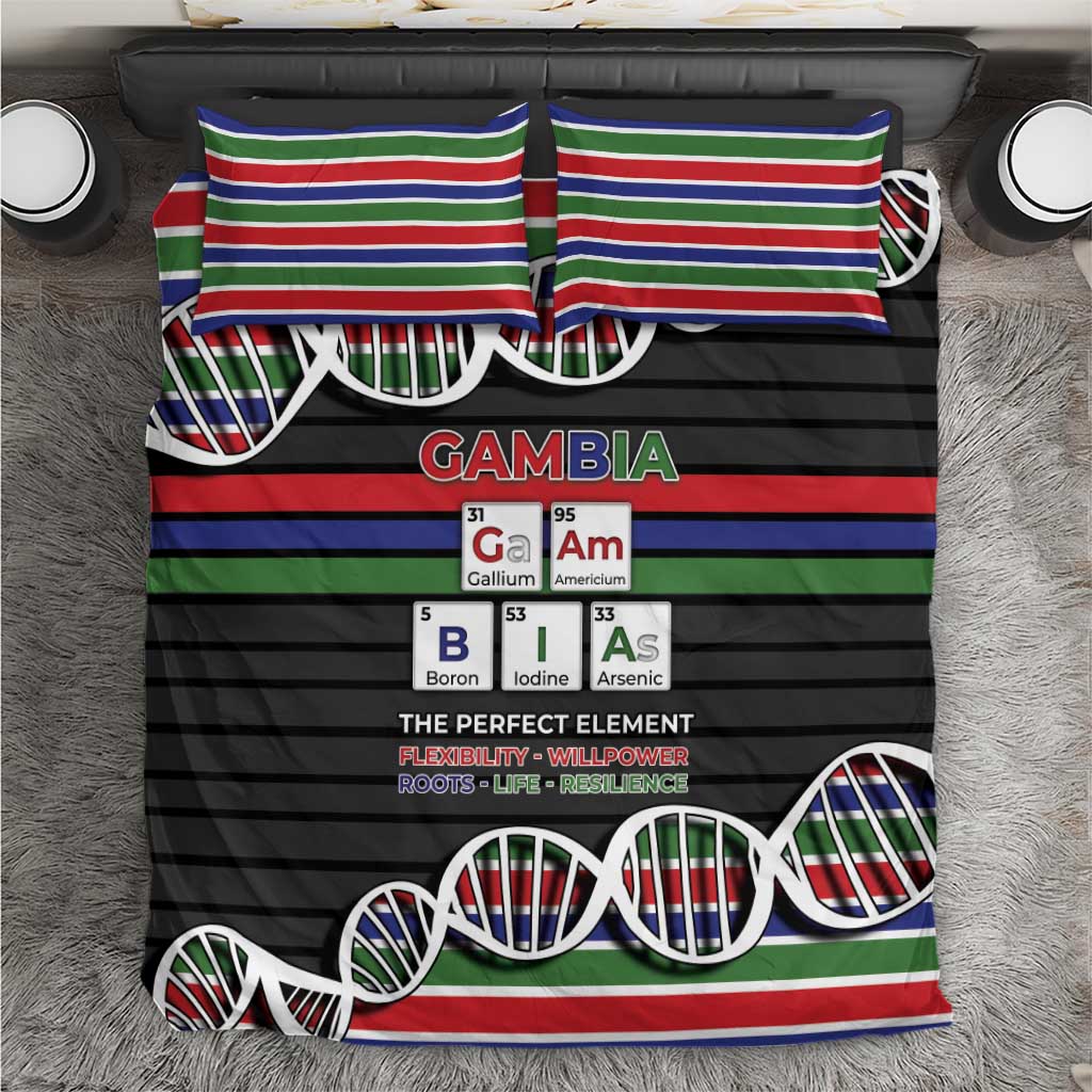 Gambia Bedding Set Perfect Periodic Element Of African - Wonder Print Shop