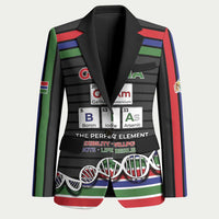 Gambia Blazer Perfect Periodic Element Of African - Wonder Print Shop