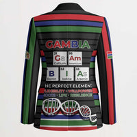 Gambia Blazer Perfect Periodic Element Of African - Wonder Print Shop