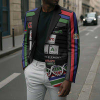 Gambia Blazer Perfect Periodic Element Of African - Wonder Print Shop