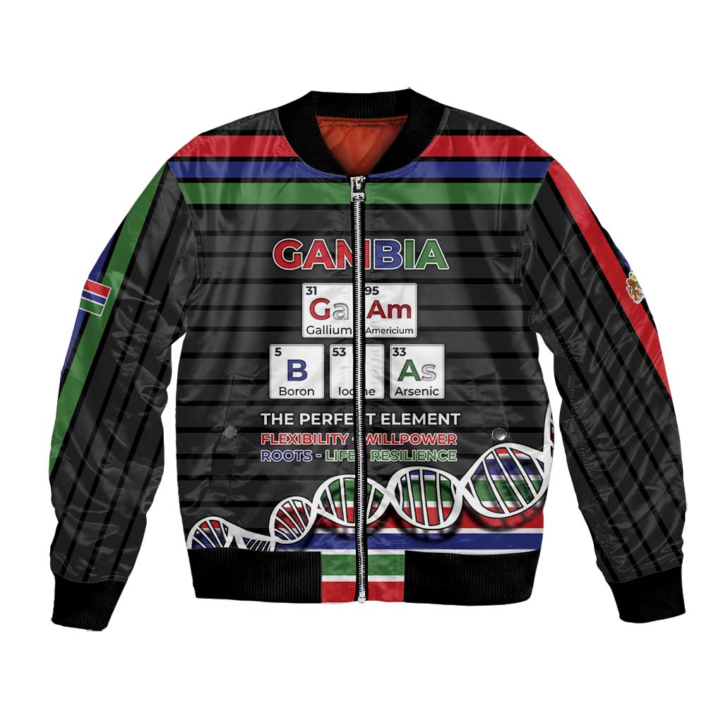Gambia Bomber Jacket Perfect Periodic Element Of African - Wonder Print Shop