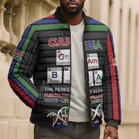 Gambia Bomber Puffer Jacket Perfect Periodic Element Of African - Wonder Print Shop