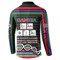 Gambia Button Sweatshirt Perfect Periodic Element Of African