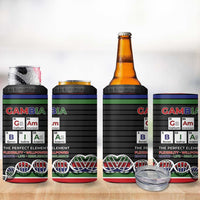 Gambia 4 in 1 Can Cooler Tumbler Perfect Periodic Element Of African - Wonder Print Shop