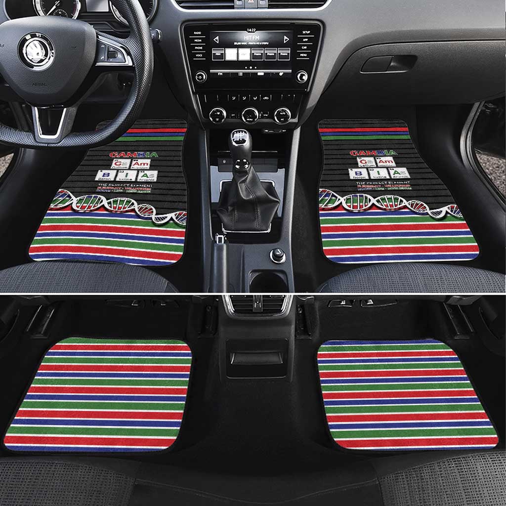 Gambia Car Mats Perfect Periodic Element Of African - Wonder Print Shop