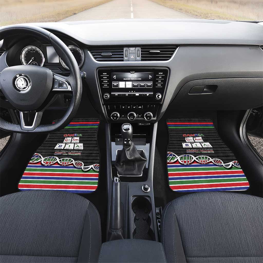 Gambia Car Mats Perfect Periodic Element Of African - Wonder Print Shop