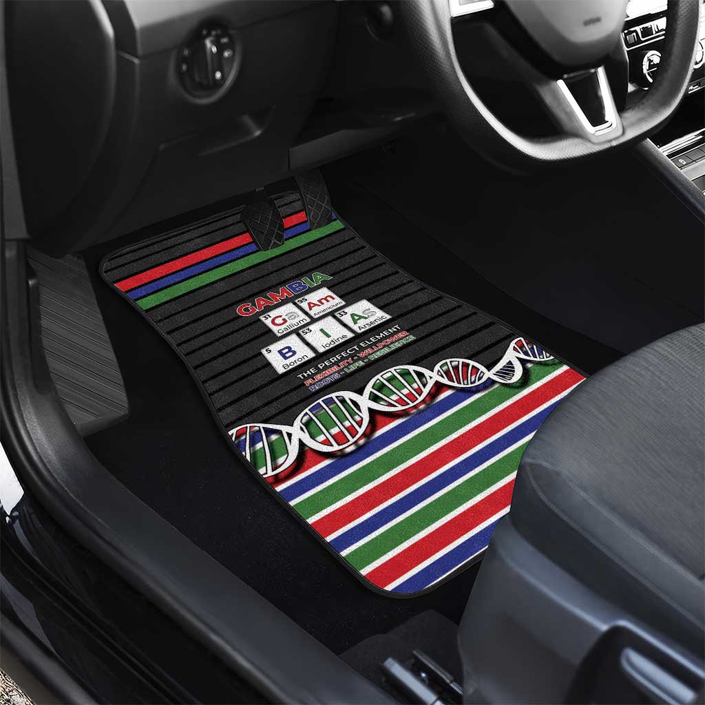 Gambia Car Mats Perfect Periodic Element Of African - Wonder Print Shop
