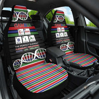 Gambia Car Seat Cover Perfect Periodic Element Of African - Wonder Print Shop