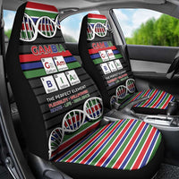 Gambia Car Seat Cover Perfect Periodic Element Of African - Wonder Print Shop
