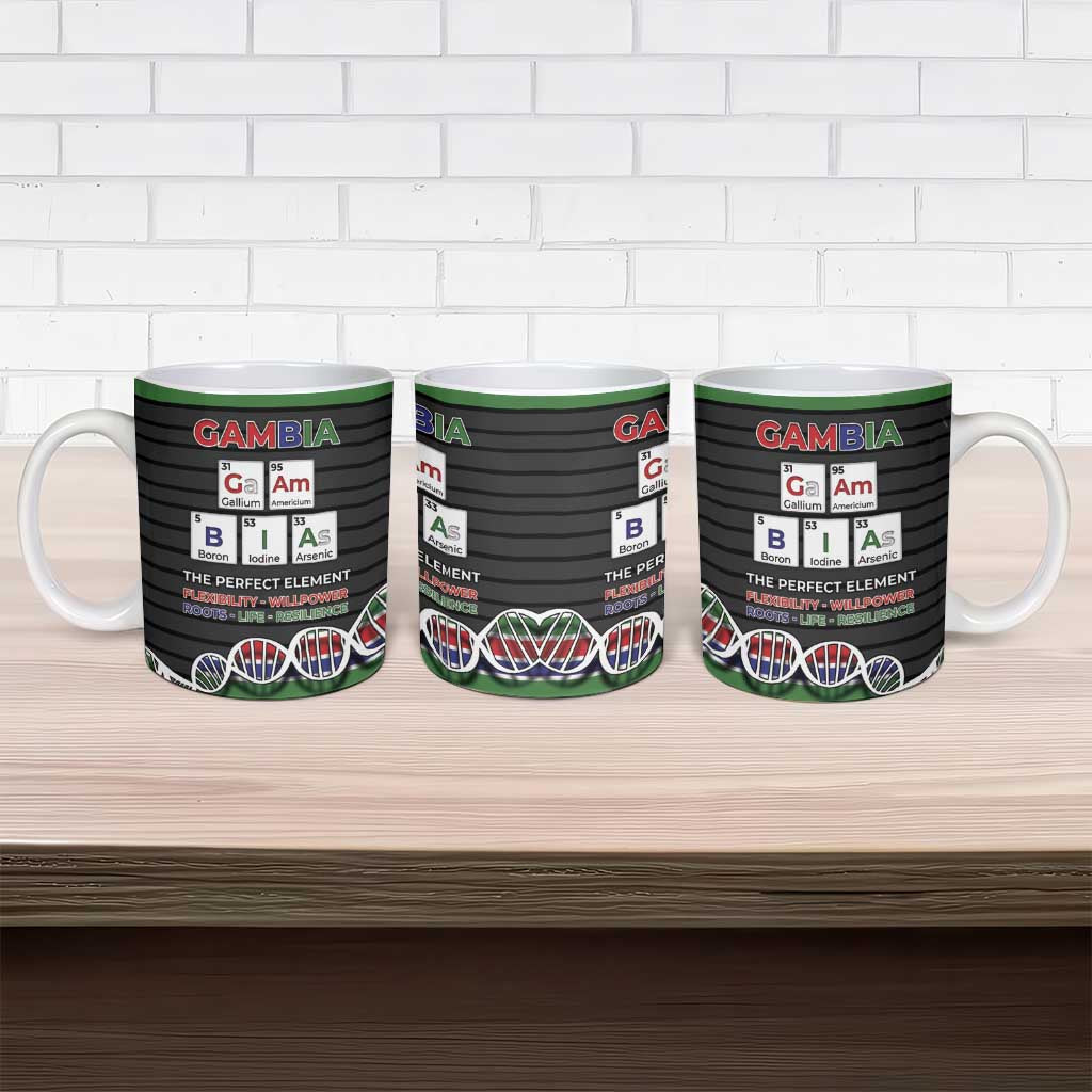 Gambia Ceramic Mug Perfect Periodic Element Of African - Wonder Print Shop