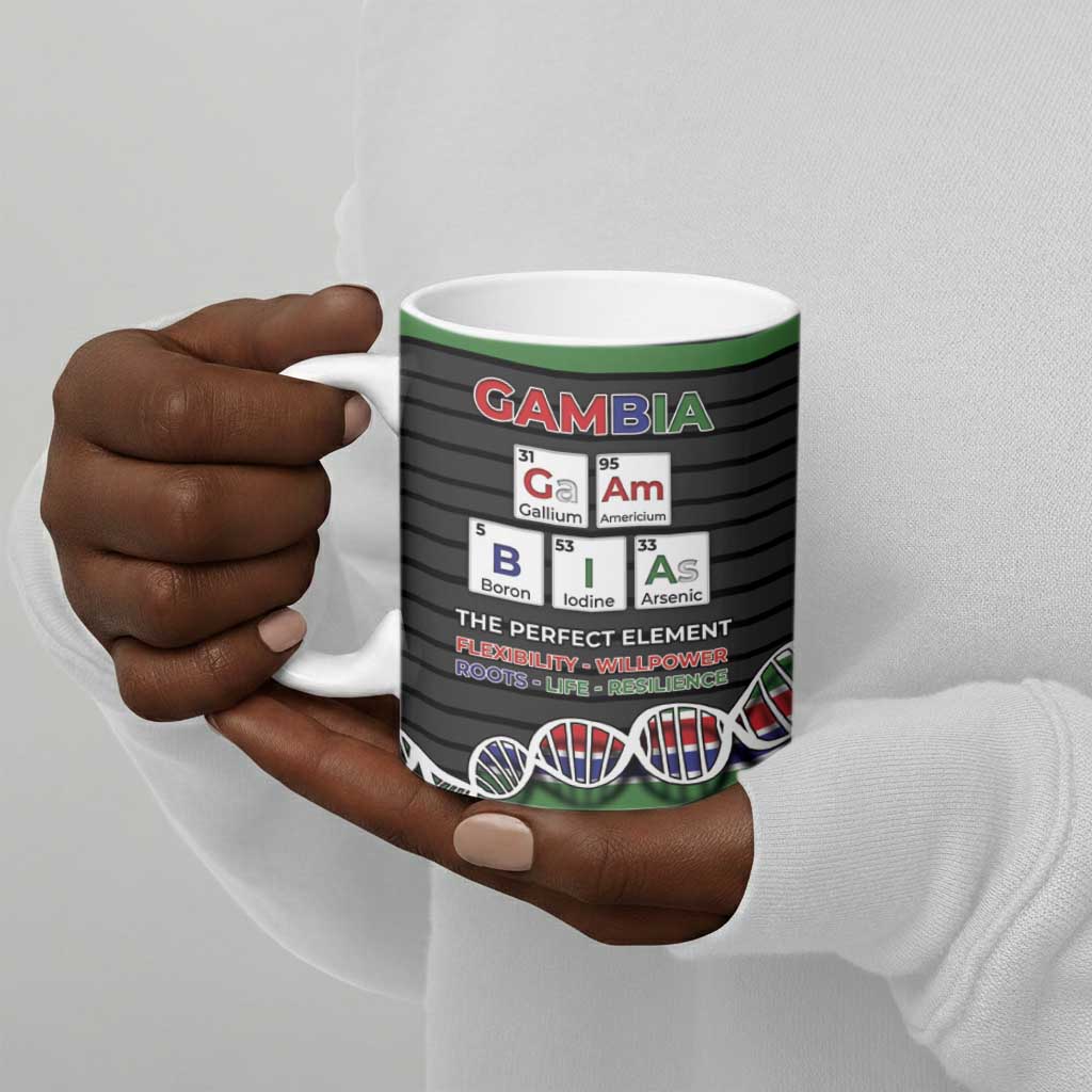 Gambia Ceramic Mug Perfect Periodic Element Of African - Wonder Print Shop