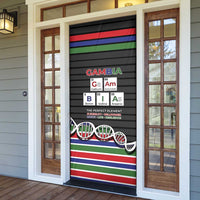 Gambia Door Cover Perfect Periodic Element Of African - Wonder Print Shop