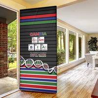Gambia Door Cover Perfect Periodic Element Of African - Wonder Print Shop