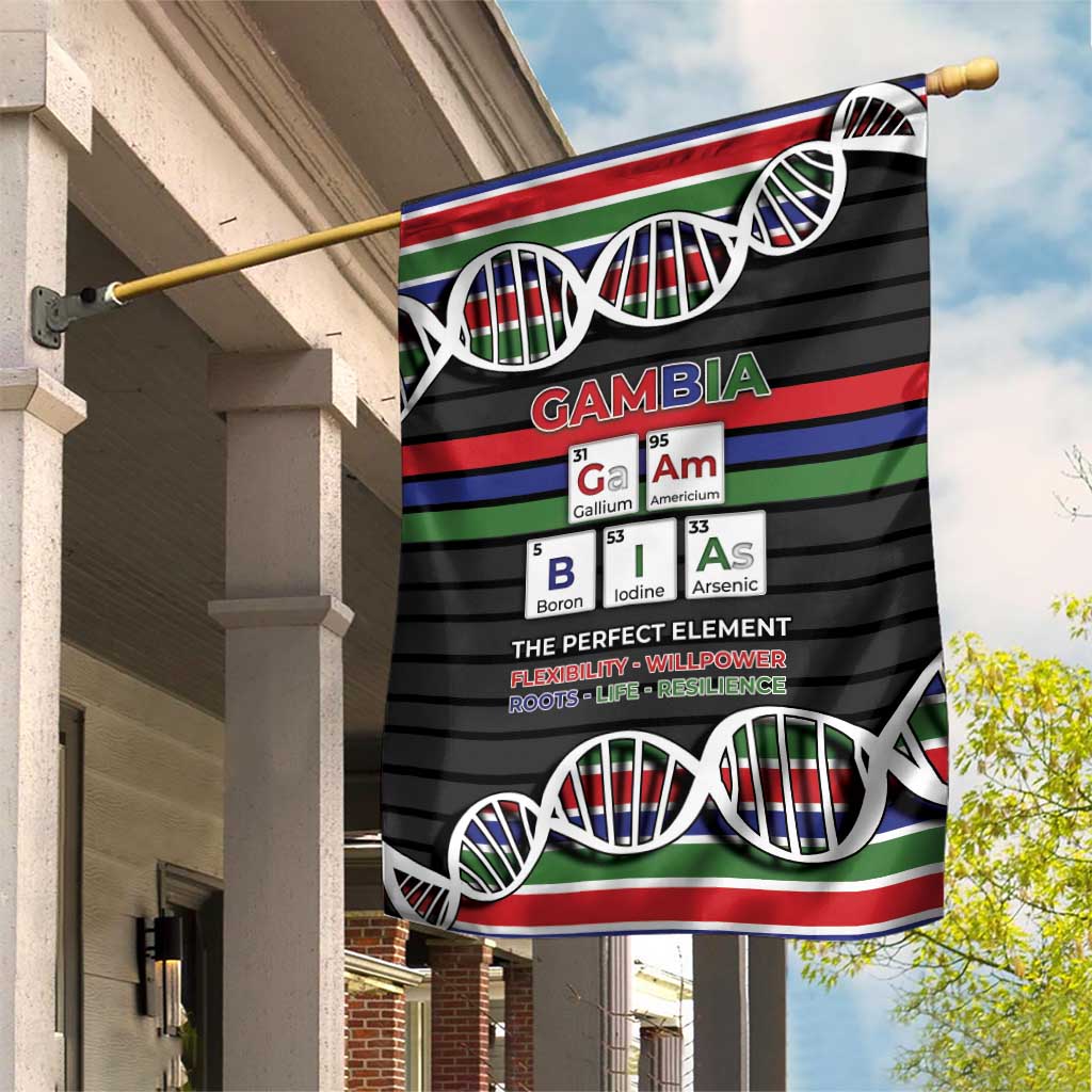 Gambia Garden Flag Perfect Periodic Element Of African - Wonder Print Shop